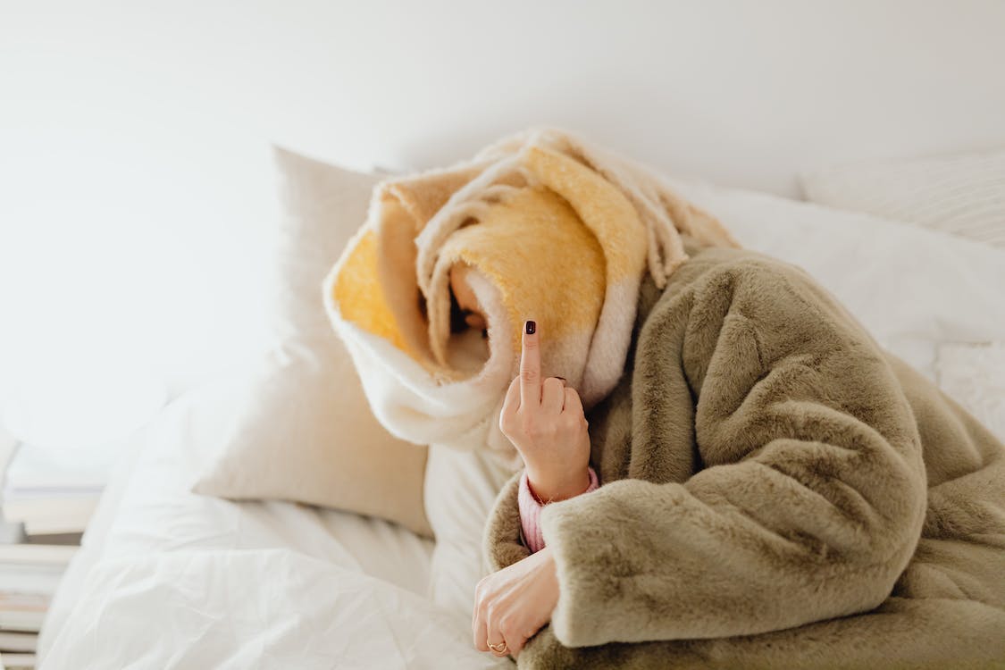 May be an image of sleepwear