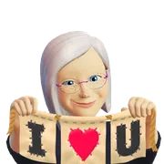 May be an image of 1 person, toy, eyeglasses and heart