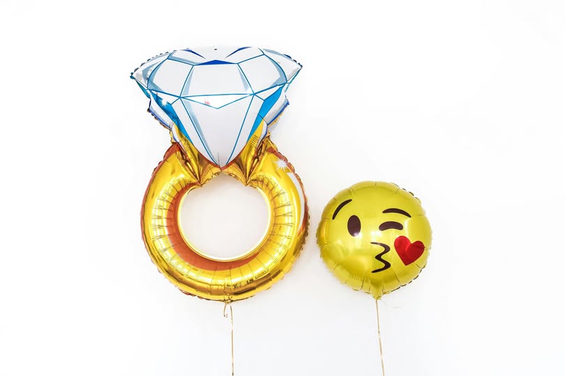 May be an image of ring and text