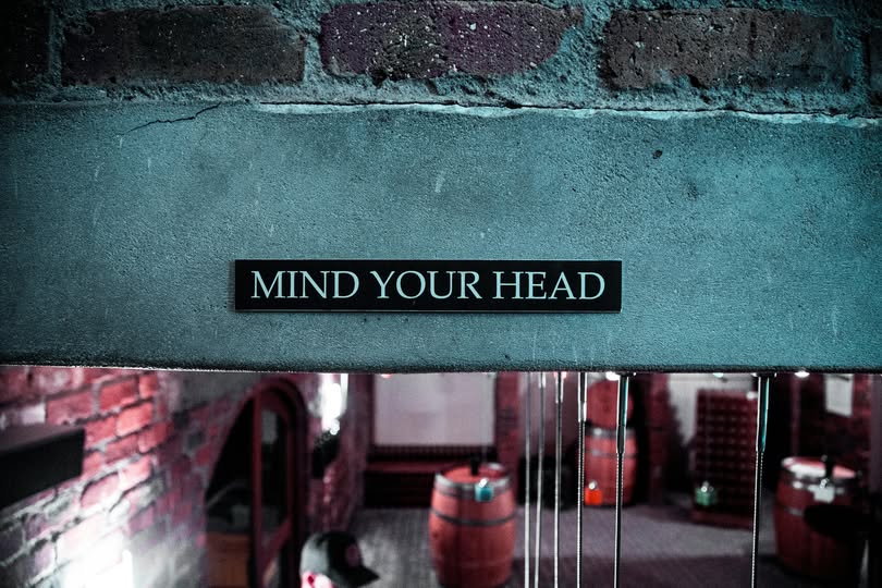 May be an image of text that says 'MIND MINDYOURHEAD YOUR HEAD'